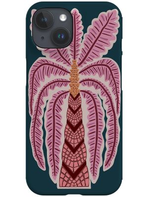 Palm Tree Placement Phone Case (Teal)