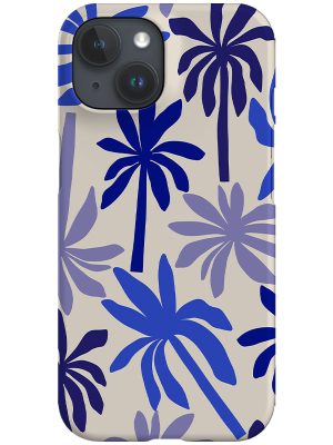 Palm Tree Scatter Phone Case (Off White)