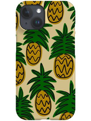 Pineapple Scatter Phone Case (Yellow & Green)