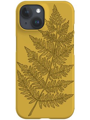 Placement Fern Phone Case (Yellow)