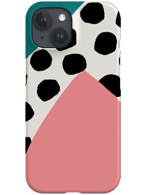 Shapes Big Dot Phone Case (Pink)