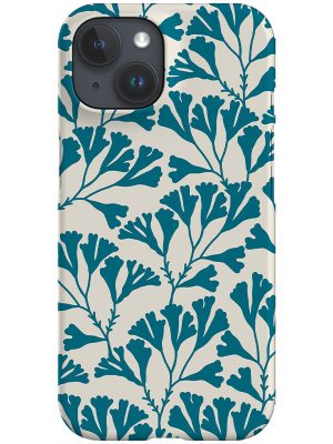 Seaweed Phone Case (Beige Blue)